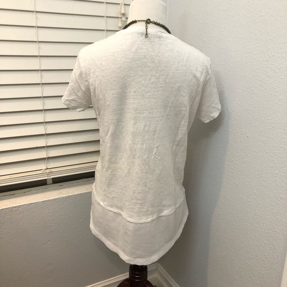 Sanctuary uptown Tiered Hem Linen T-shirt - Picture 6 of 6